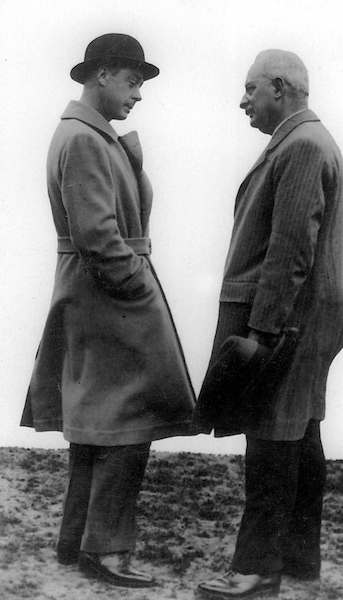 03-1931-11.05-Billy Bassett with HRH Prince of Wales at The Hawthorns-