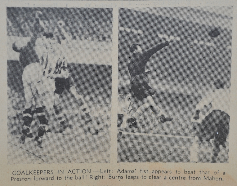 10-1937-12.04-Cup Semi-Final newspaper action
