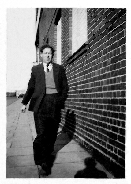 24-1949-50- Rare Jack Vernon Photograph outside The Hawthorns