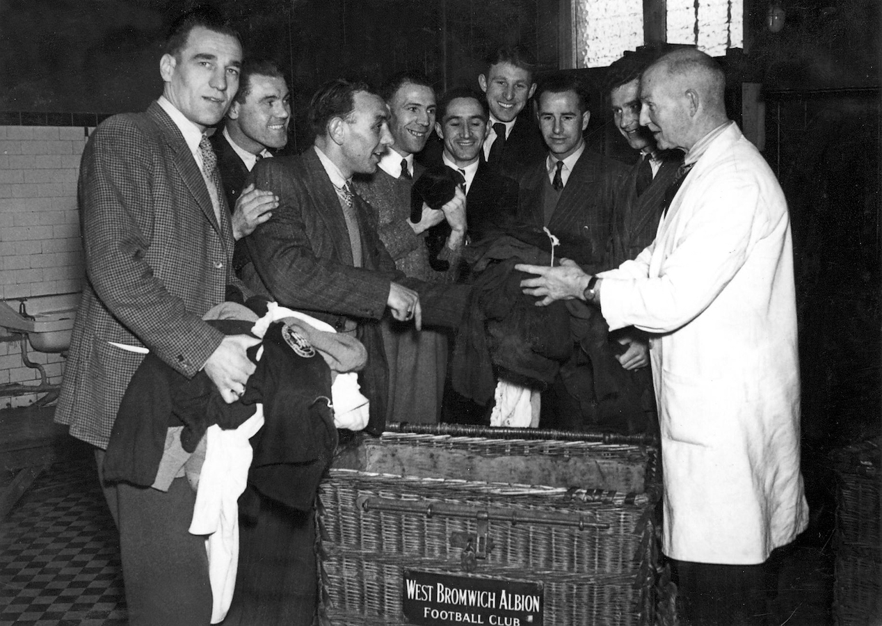 10-1948-49(circa)-With Fred Reed Trainer coach